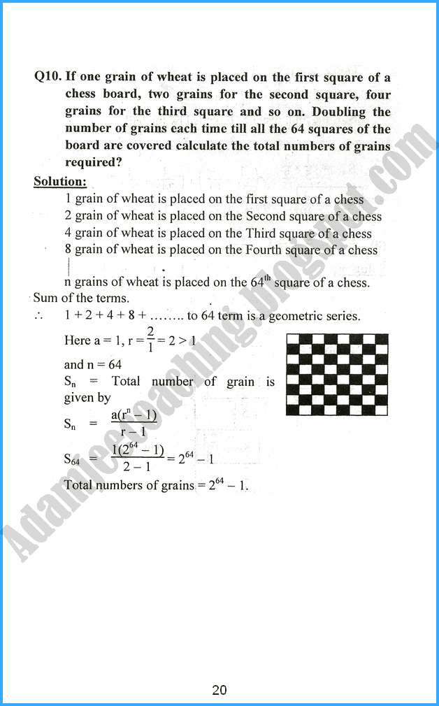 sequence-and-series-exercise-6-5-mathematics-11th