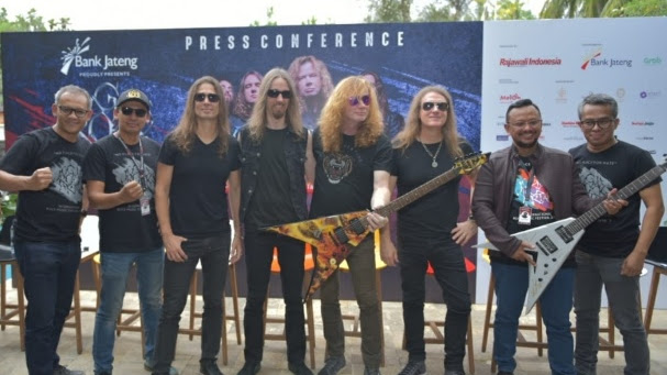 Megadeth Gelar Konser Musik Di Jogjakarta 