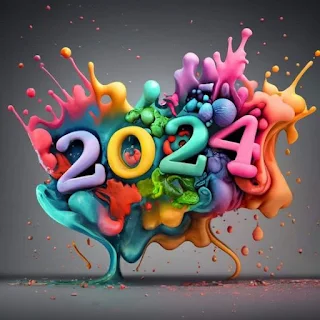 New year 2024 logo