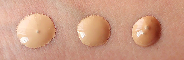 Avon Luxe Range Review, Avon Luxe Silken Foundation Swatches