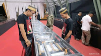 Sebanyak 720 Bilah Benda Pusaka Dipamerkan Dalam Pameren Benda Pusaka Dalam Rangka Festival budaya " Gau Maraja La Patau Matanna Tikka