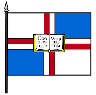 Catholic Students Mission Crusade flag banner