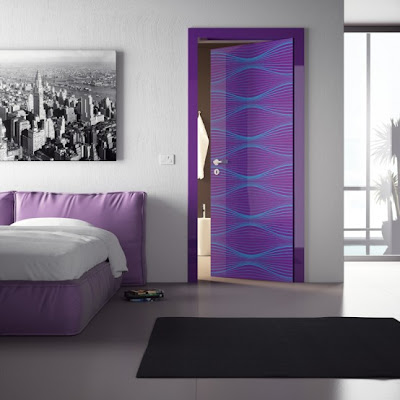 super modern colorful doors