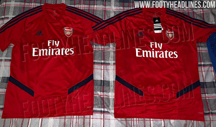  Adidas  Arsenal  19 20 Training Jersey  Leaked Footy Headlines