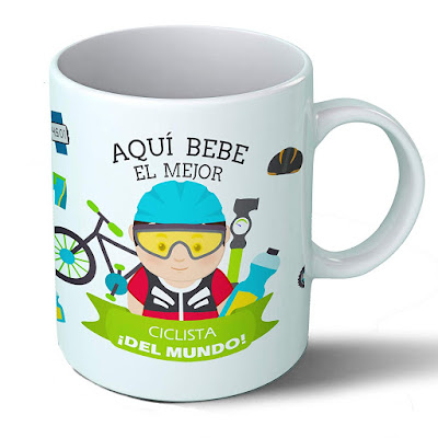 Regalos originales para ciclistas: Taza ciclista