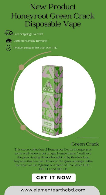 Honeyroot Green Crack Disposable Vape