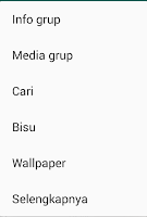 Cara mematikan pemberitahuan Grup Whatsapp