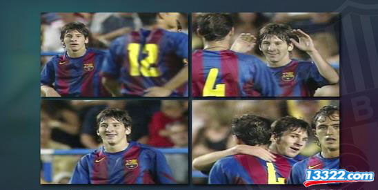 Messi lúc mới đầu quân cho Barca