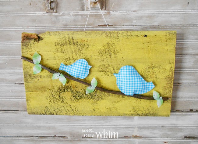 Turquoise Birds on a Branch | Denise on a Whim