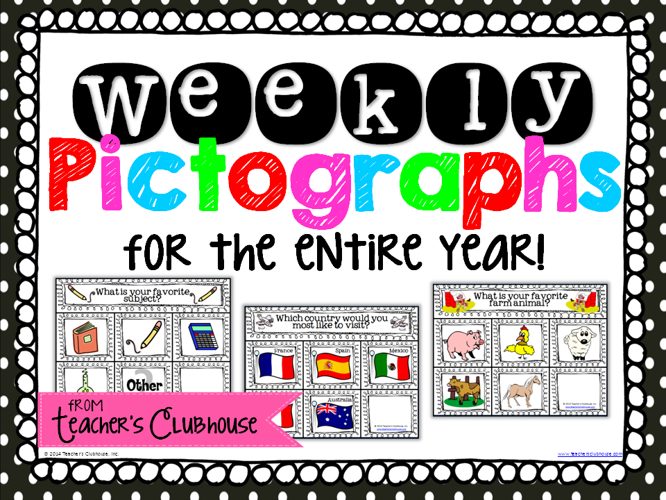 http://www.teacherspayteachers.com/Product/Graph-a-Week-Pictograph-Edition-1309304