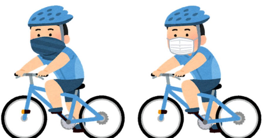 マスクを付けてサイクリングする人のイラスト 男性 かわいいフリー素材集 いらすとや マスクを付けてサイクリングする人のイラスト 男性 かわいいフリー素材集 いらすとや