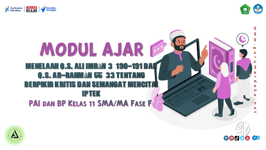 Modul Ajar "Berpikir Kritis dan Semangat Mencintai Iptek" - Pend. Agama Islam dan BP Kelas 11 Fase F SMA/MA Kurikulum Merdeka
