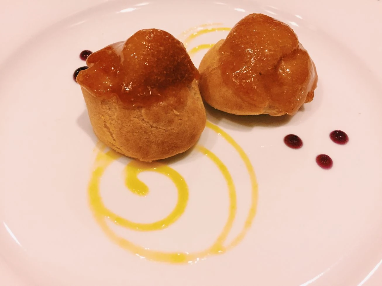 Caramelized profiteroles at Top of the Citi by Chef Jessie