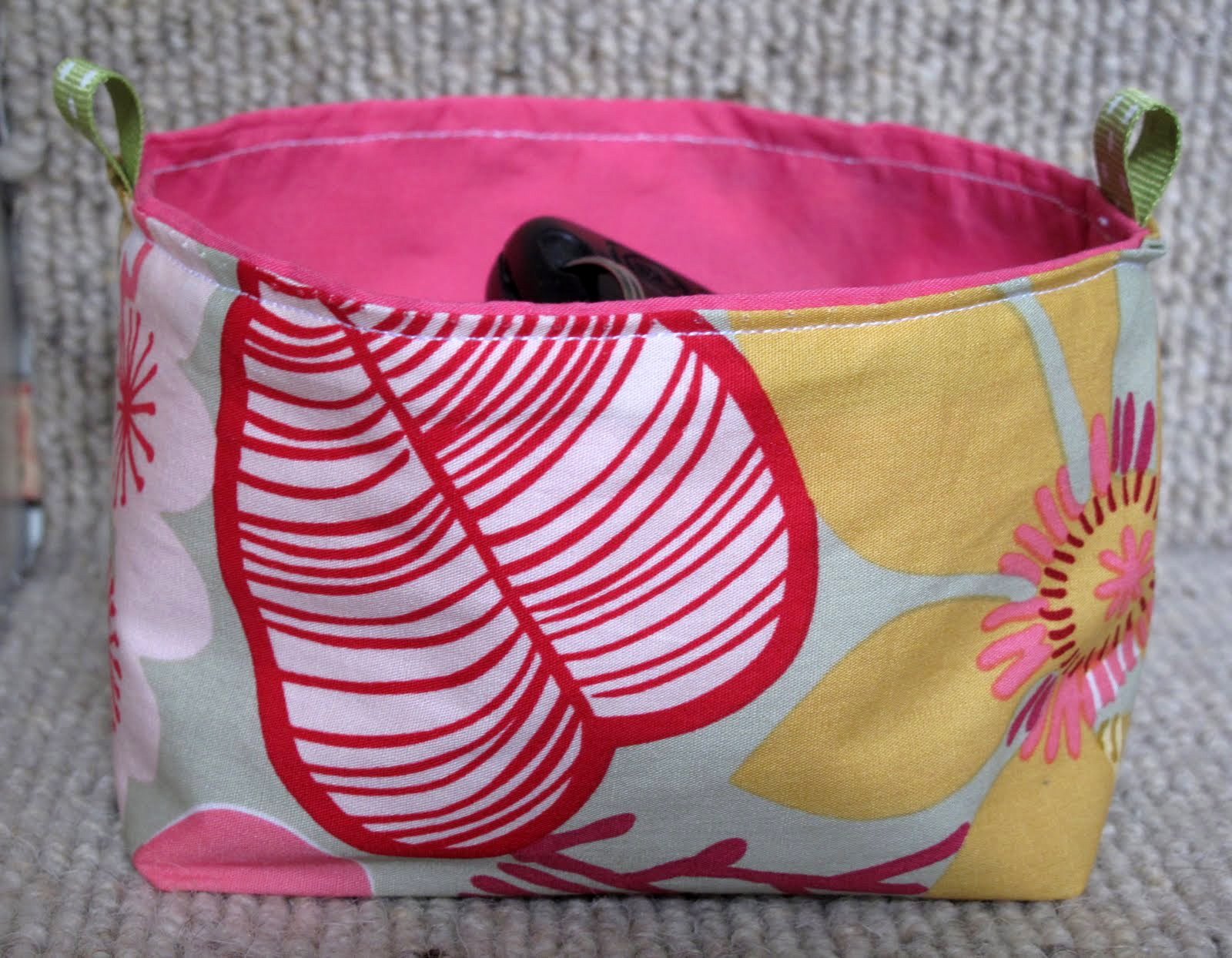 Fabric Basket Tutorial