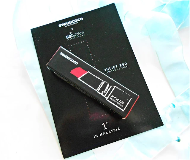 Swanicoco Limited Edition the Velvet Lipstick Juliet Red