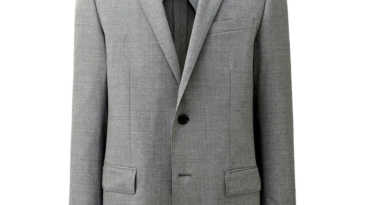 Mens Slim Fit Grey Blazer