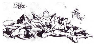 Graffiti Sketch, Wildstyle Graffiti