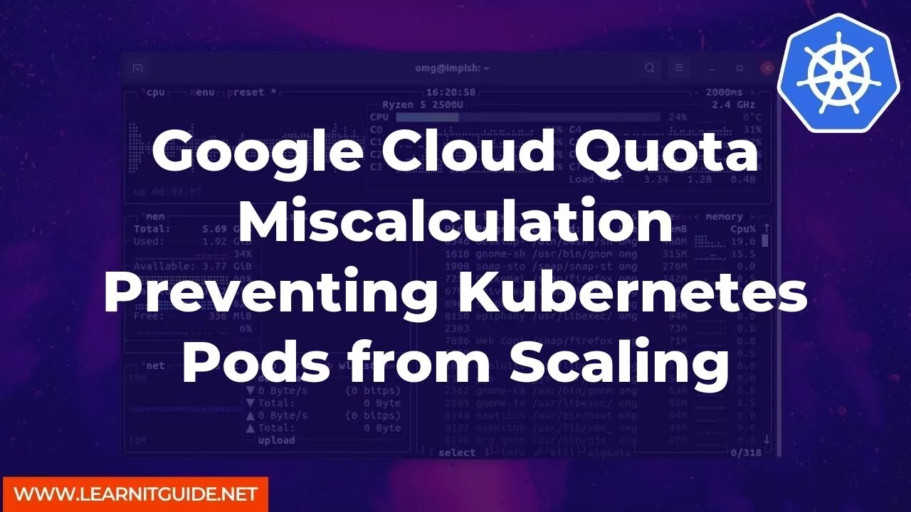 Google Cloud Quota Miscalculation Preventing Kubernetes Pods from Scaling