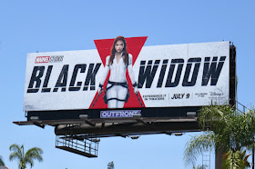 Black Widow movie billboard