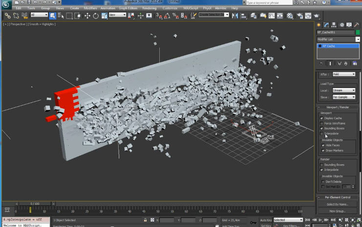  RayFire 1.61 plugin for 3ds Max 2009 - 2013