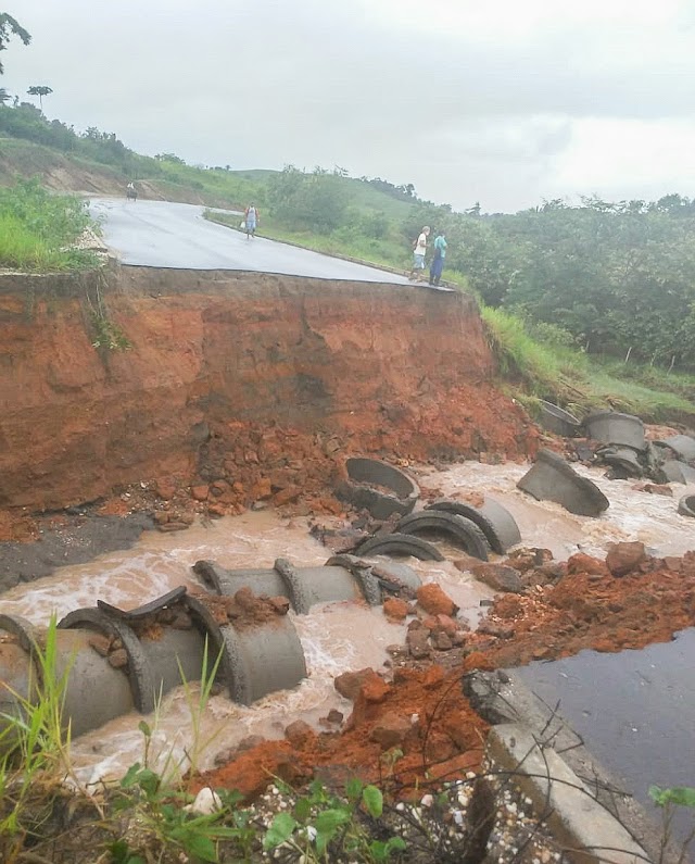 Após asfalto ceder, trecho da BR-101 fica parcialmente interditado em Cristinápolis