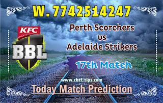 Adelaide vs Perth 17th Match Who will win Today BBL T20