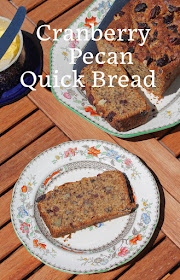 Food Lust People Love: Made with jellied sauce, this cranberry pecan quick bread is full of tart cranberry flavor, rich nutty bits with just enough sweetness to be perfect with a cup of hot tea or coffee. The original recipe called for whole berry sauce but in our family it wouldn’t be Thanksgiving or Christmas without the jiggly slices, served straight from the can. In my adapted recipe, you need the moisture of the jellied cranberry sauce to balance the added oat bran.