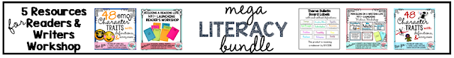  4th 5th grade mega literacy bundle common core