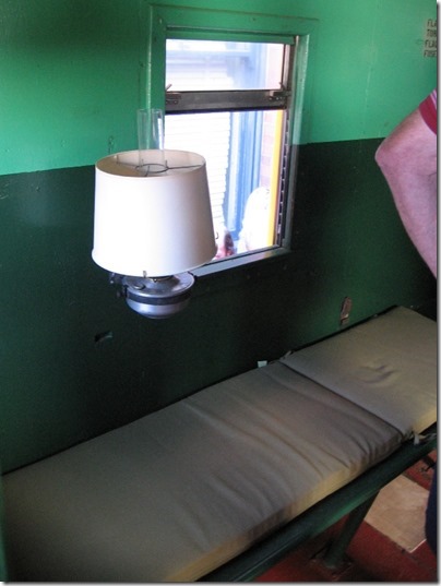 IMG_2807 Interior of Union Pacific CA-4 Caboose #25198 at Union Station in Portland, Oregon on May 8, 2010