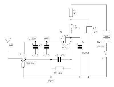 Regenerative Receiver Circuit Diagram