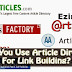 Article Directory Website Design: Clean Up Your Content!