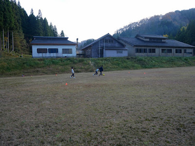 西俣自然教室前の広場