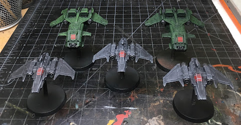 Aeronautica Imperialis Wrath of Angels Adeptus Astartes Aircraft WIP