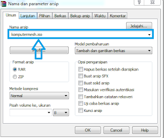 Cara Membuat File ISO dengan Winrar