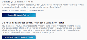 How to change or update address in Aadhaar Card online with or without address proof