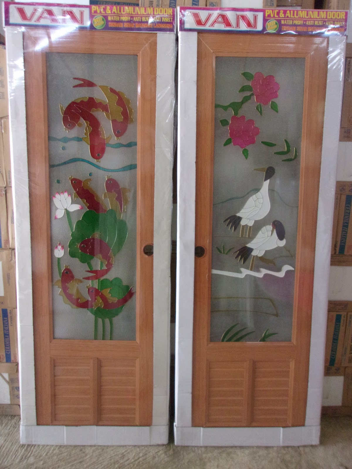 Aneka Pintu PVC Glass Style kerennn Jaya iKeramiki Aneka Pintu PVC Glass Style kerennn Jaya iKeramiki
