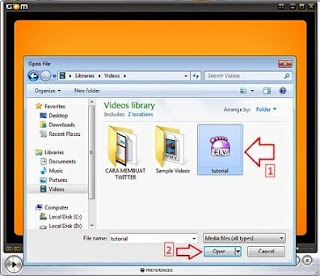cara memutar film dengan gom player