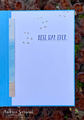 Send that special friend personally created sentiments for the Best Day Ever using Let's Set Sail stamps and the Boat Builder Punch.