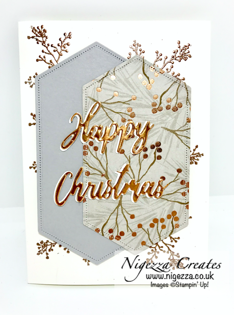 Nigezza Creates with Stampin' Up! and Word Wishes and Stitched Nested Label Dies 