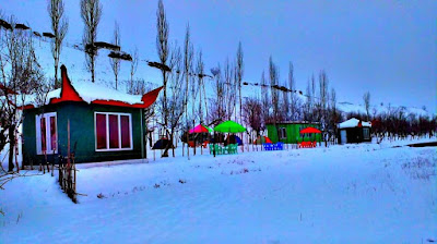 کتپناہ جھیل (لیک ویو ریسٹورنٹ) موسم سرما کا موسم دو Katpanah lake(Lake View Restaurant)Winter Seasion 2021