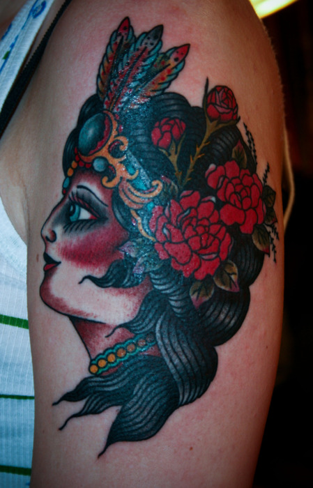 Gypsy Lady Tattoo Designs