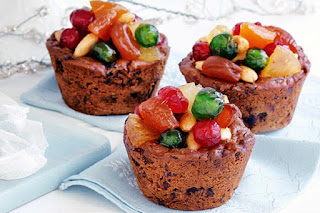 Mini glace fruit cakes desserts recipes