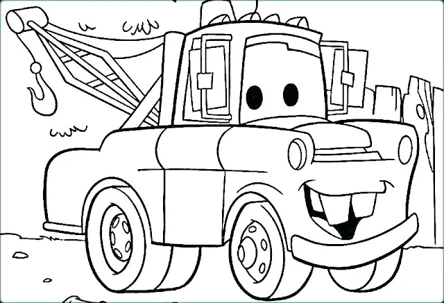 رسومات اطفال للتلوين سيارات