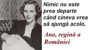 Gândul zilei: 1 august - Ana, regină a României