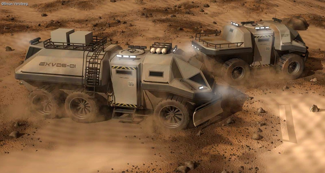 Mars truck by Bryan Versteeg
