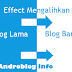 Cara Redirect Blog Lama Ke blog Baru dengan effect mengalihkan