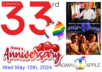 33rd Anniversary 2024 Adams Apple Club Chiang Mai Thailand