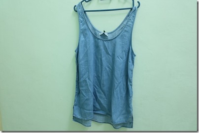 chambray tank top from Cotton On