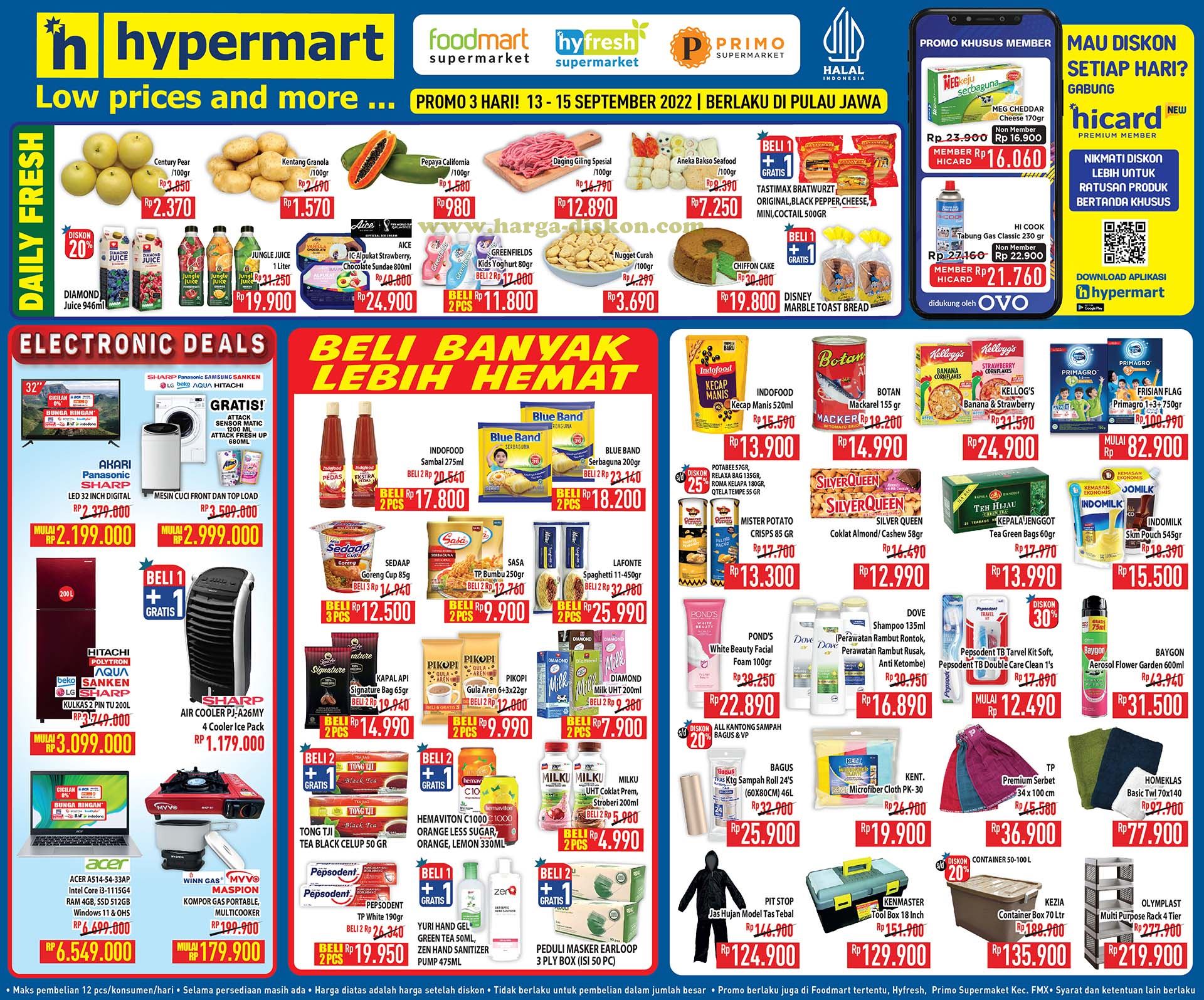 Promo HYPERMART Awal Pekan 13 - 15 September 2022