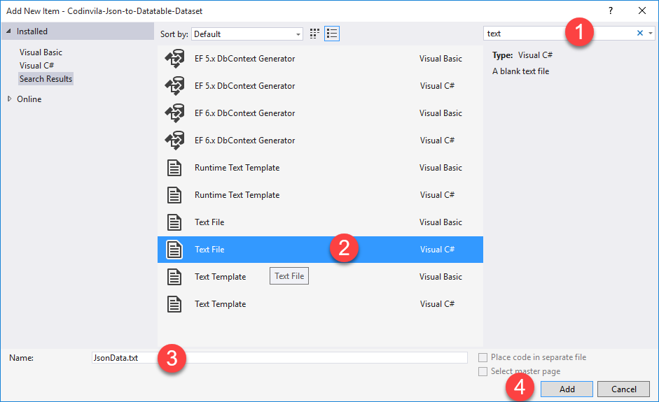 Add JSONData.text File